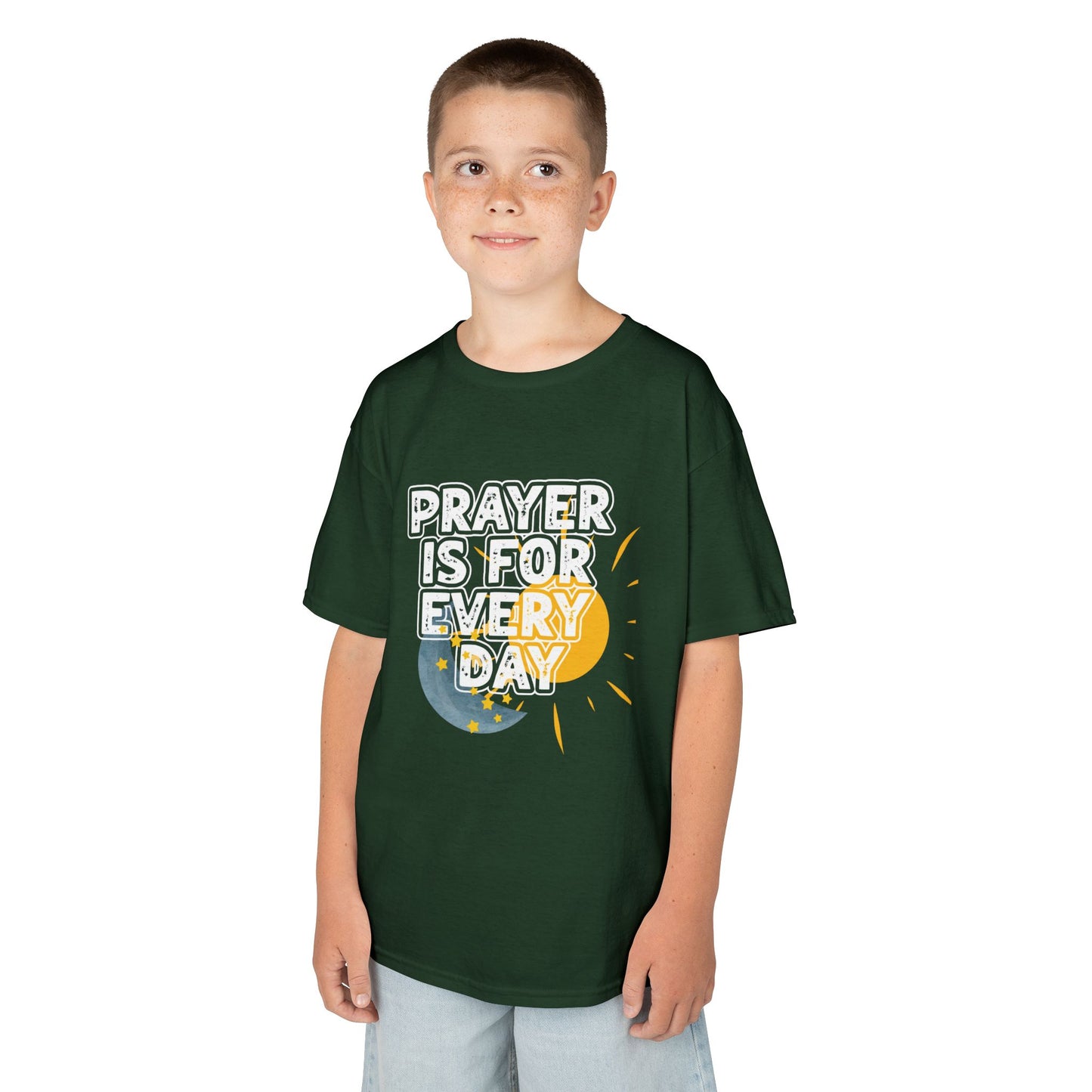 "Prayer is for Every Day" Youth Heavy Cotton T-Shirt