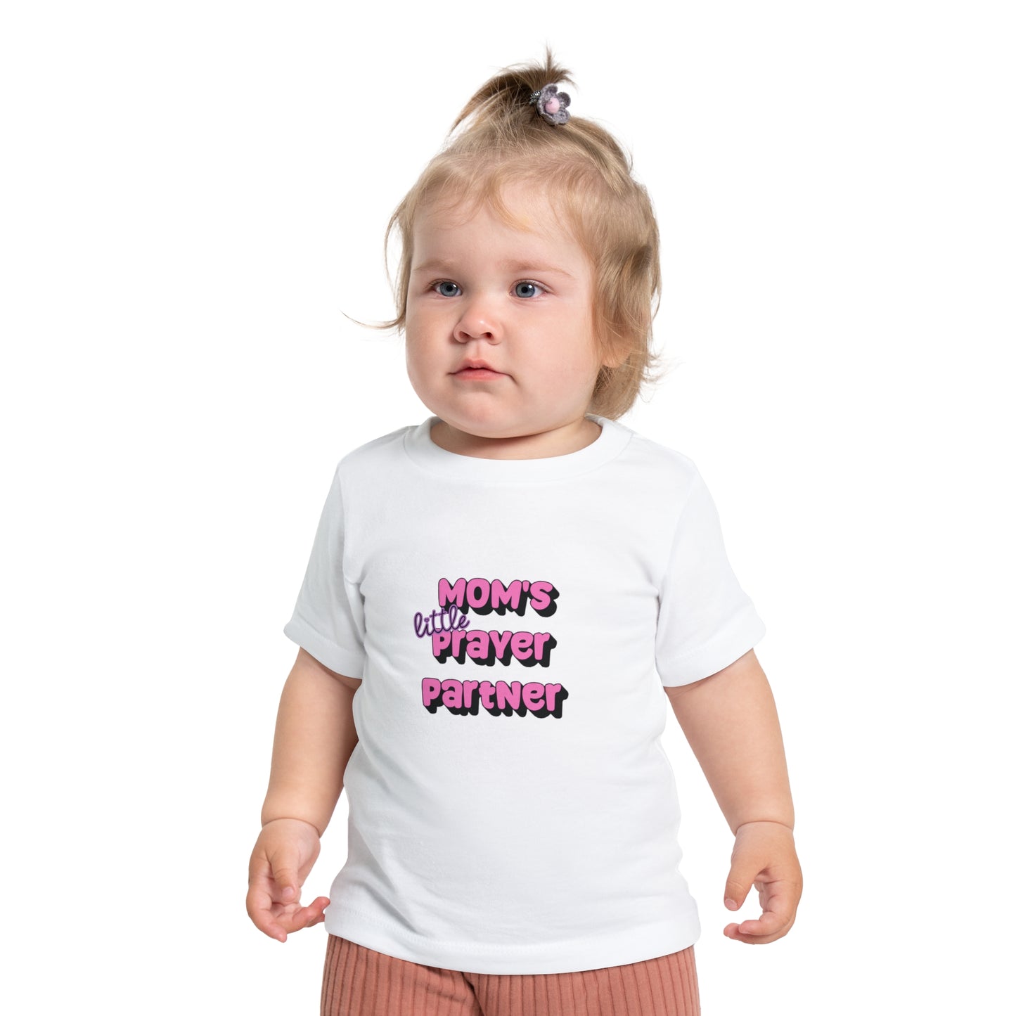 "Mom's little Prayer Partner" Baby t-shirt