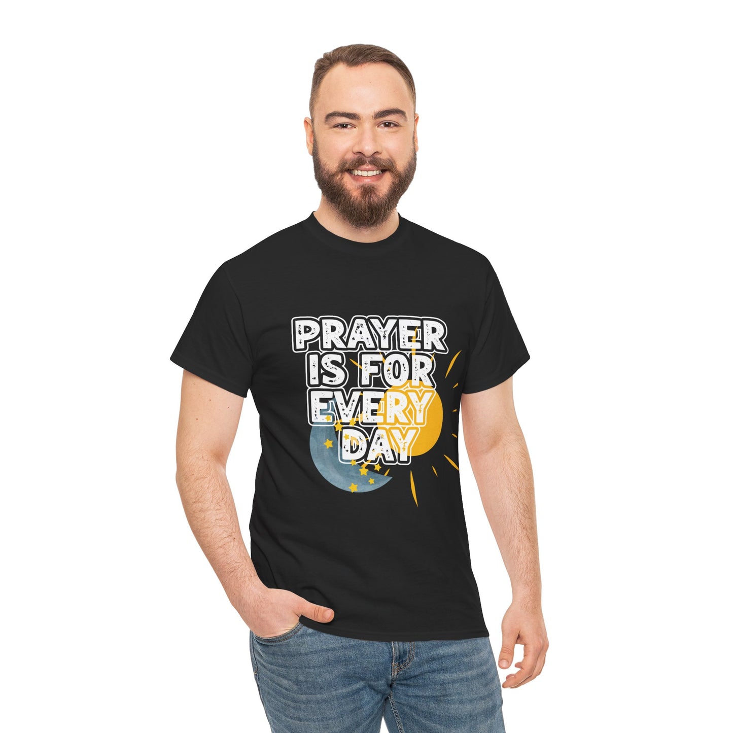 "Prayer is For Every Day" Sun & Moon t-shirt