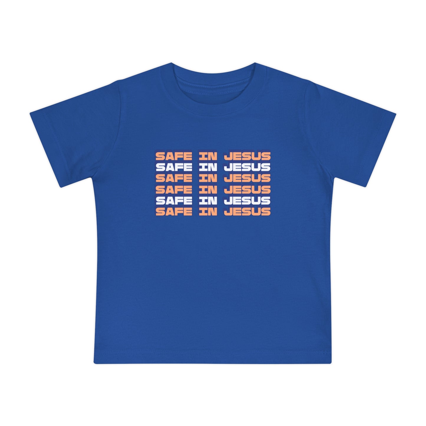 "Safe in Jesus" Baby t-shirt
