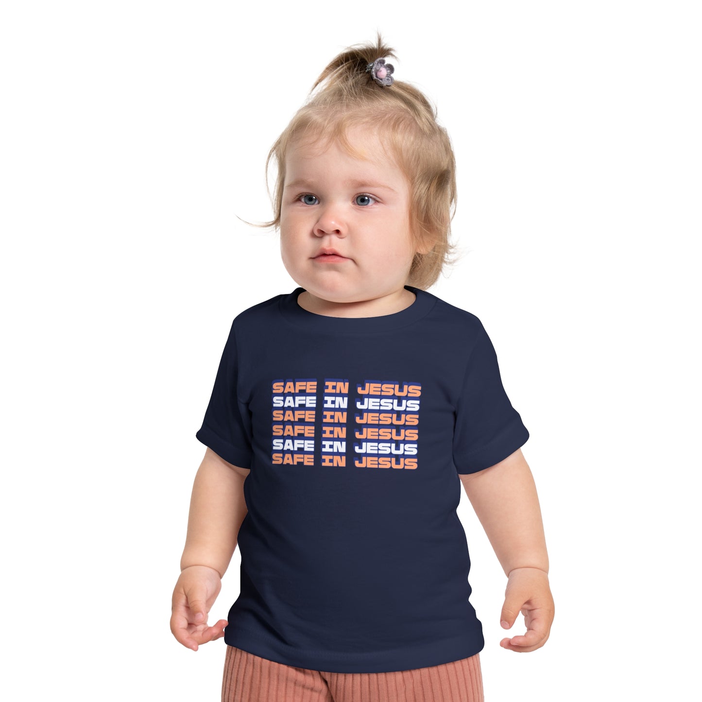 "Safe in Jesus" Baby t-shirt