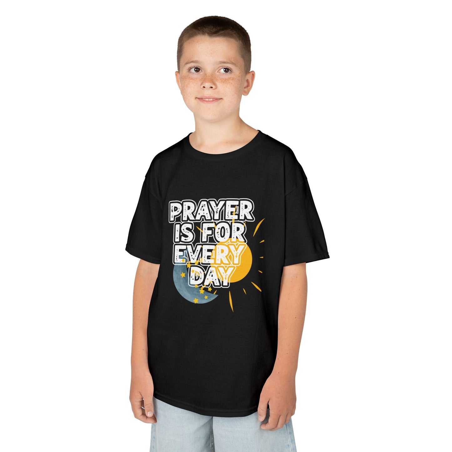 "Prayer is for Every Day" Youth Heavy Cotton T-Shirt