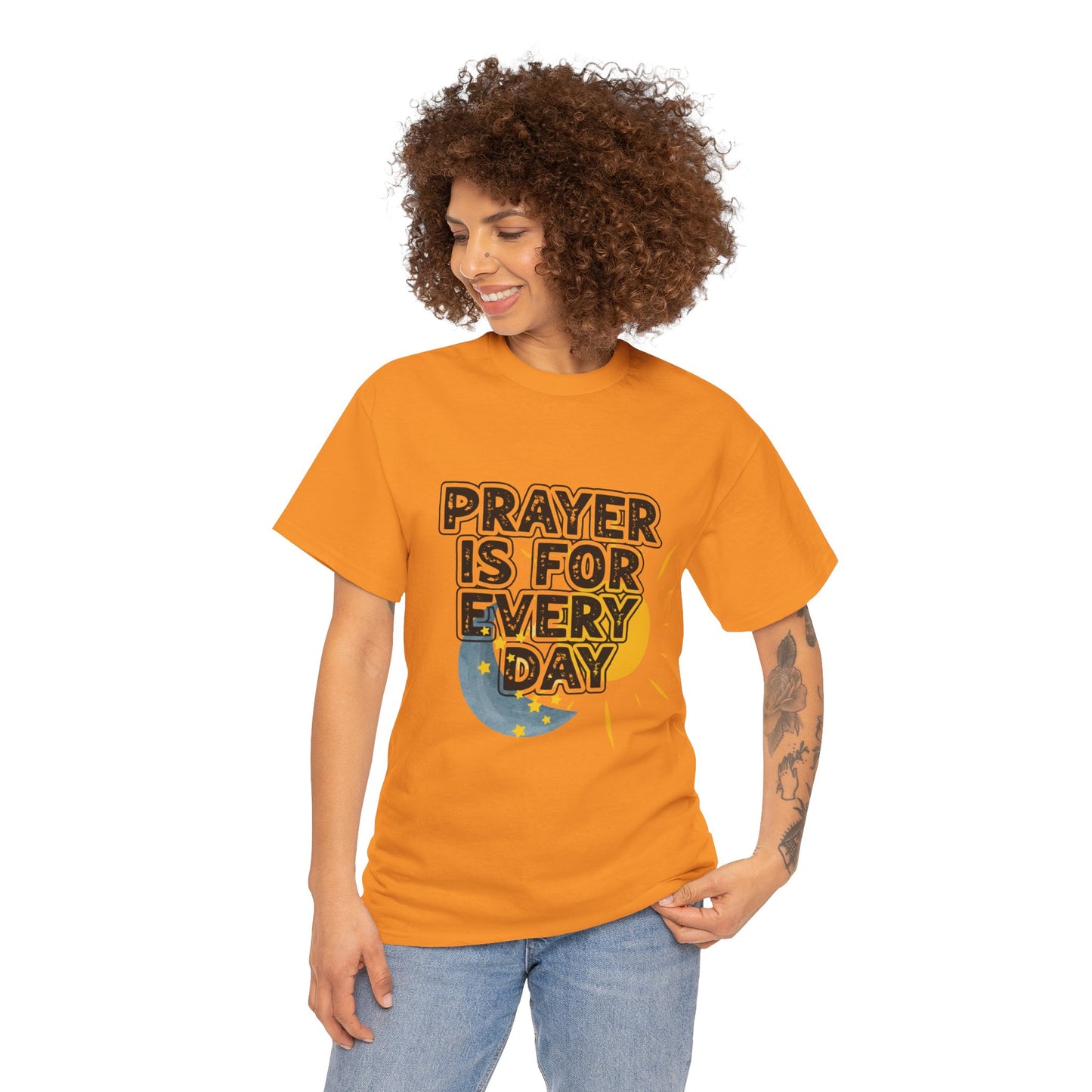 "Prayer is For Every Day" Sun & Moon t-shirt
