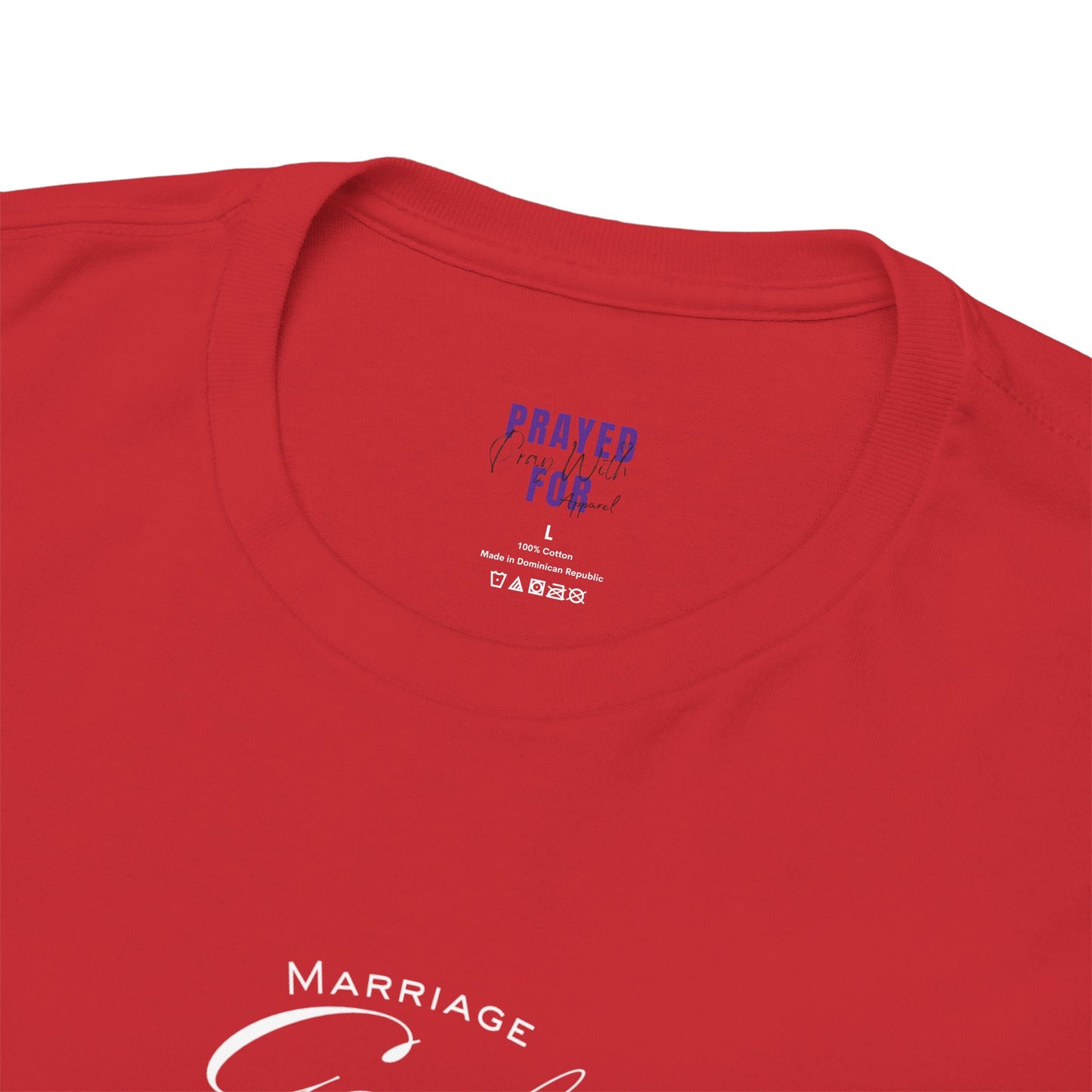 "Marriage Goals - Become One, Stay One" Heavy Cotton Tee