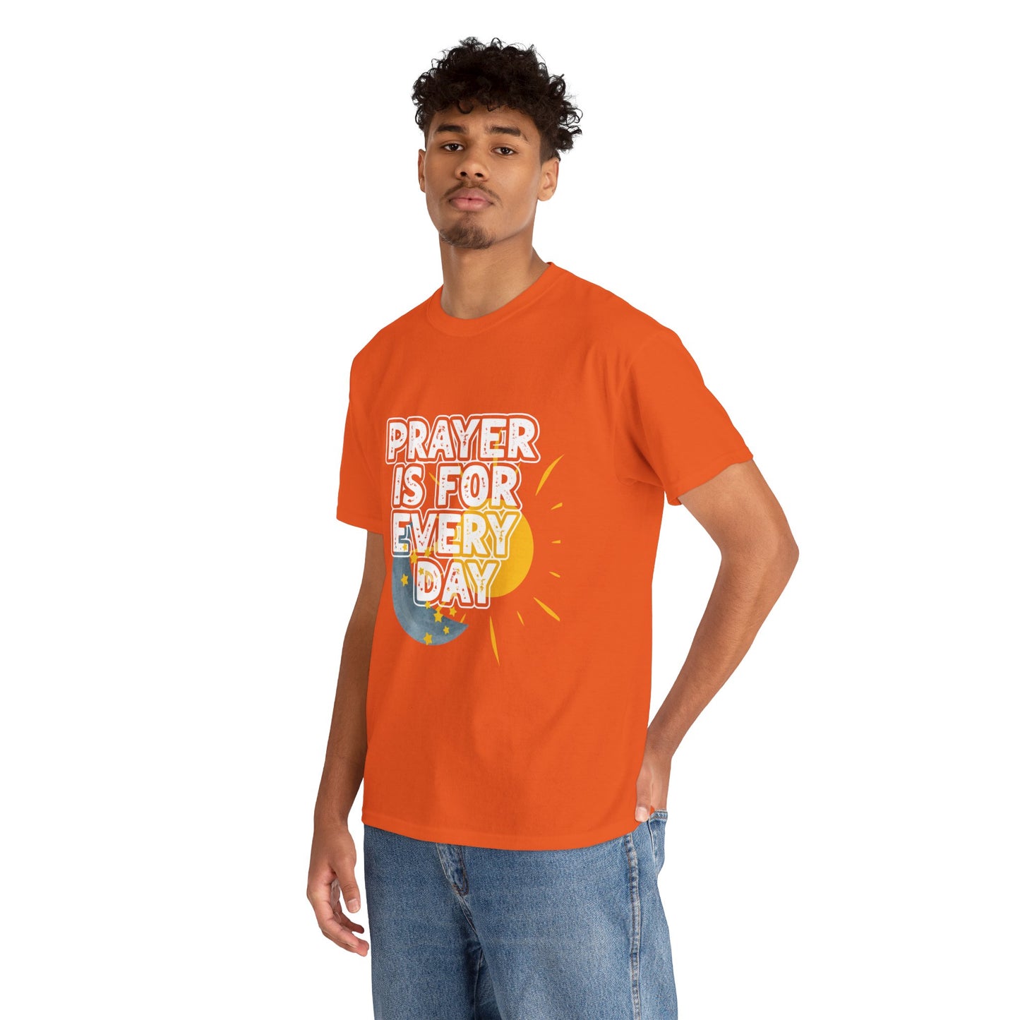 "Prayer is For Every Day" Sun & Moon t-shirt