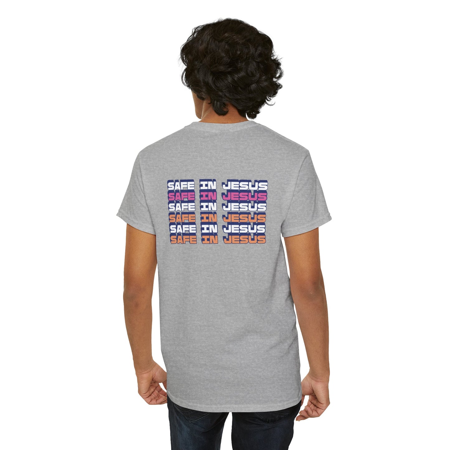 "Safe in Jesus" Heavy Cotton Tee
