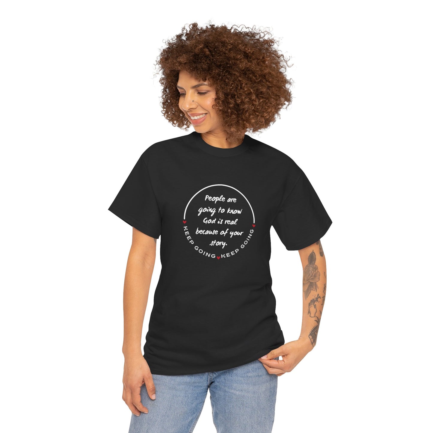 Keep Going - Your Story Heavy Cotton Tee