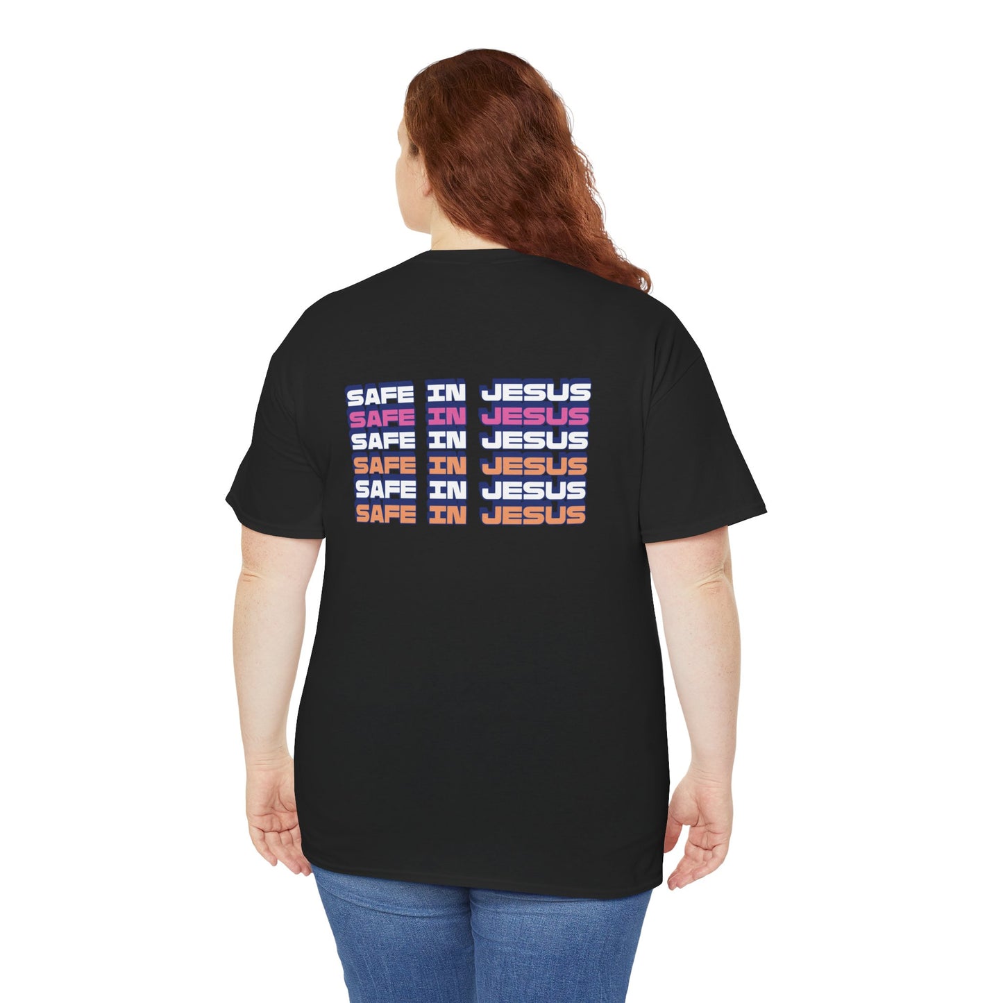 "Safe in Jesus" Heavy Cotton Tee