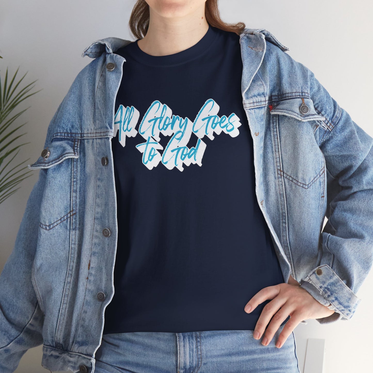 "All Glory Goes to God" Unisex Heavy Cotton Tee
