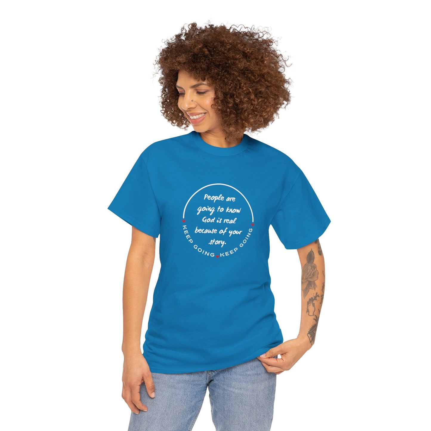 Keep Going - Your Story Heavy Cotton Tee