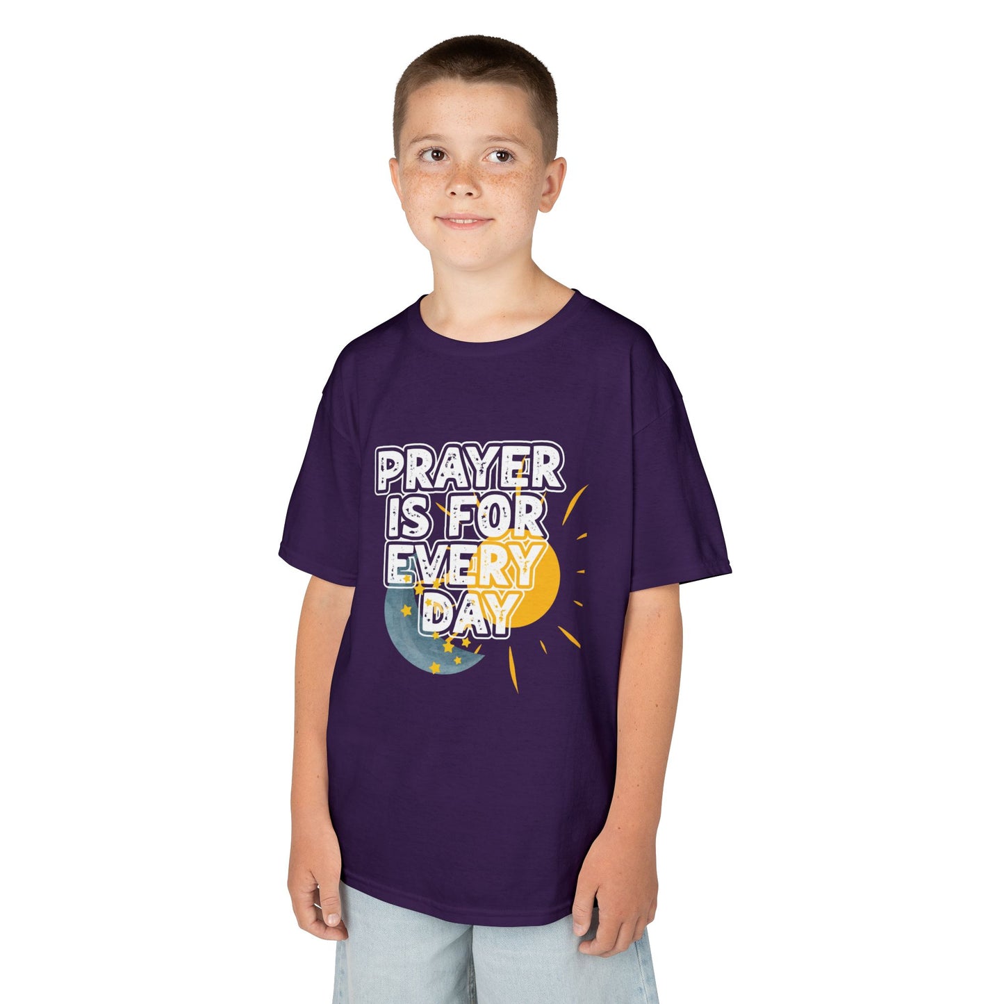 "Prayer is for Every Day" Youth Heavy Cotton T-Shirt