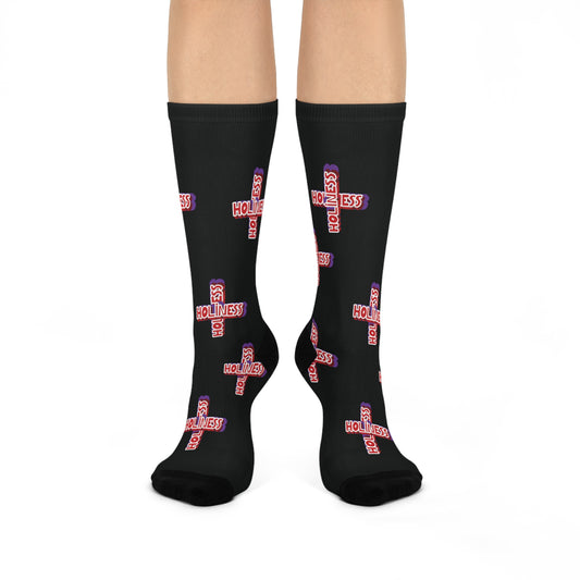 Holiness Cross Crew Socks