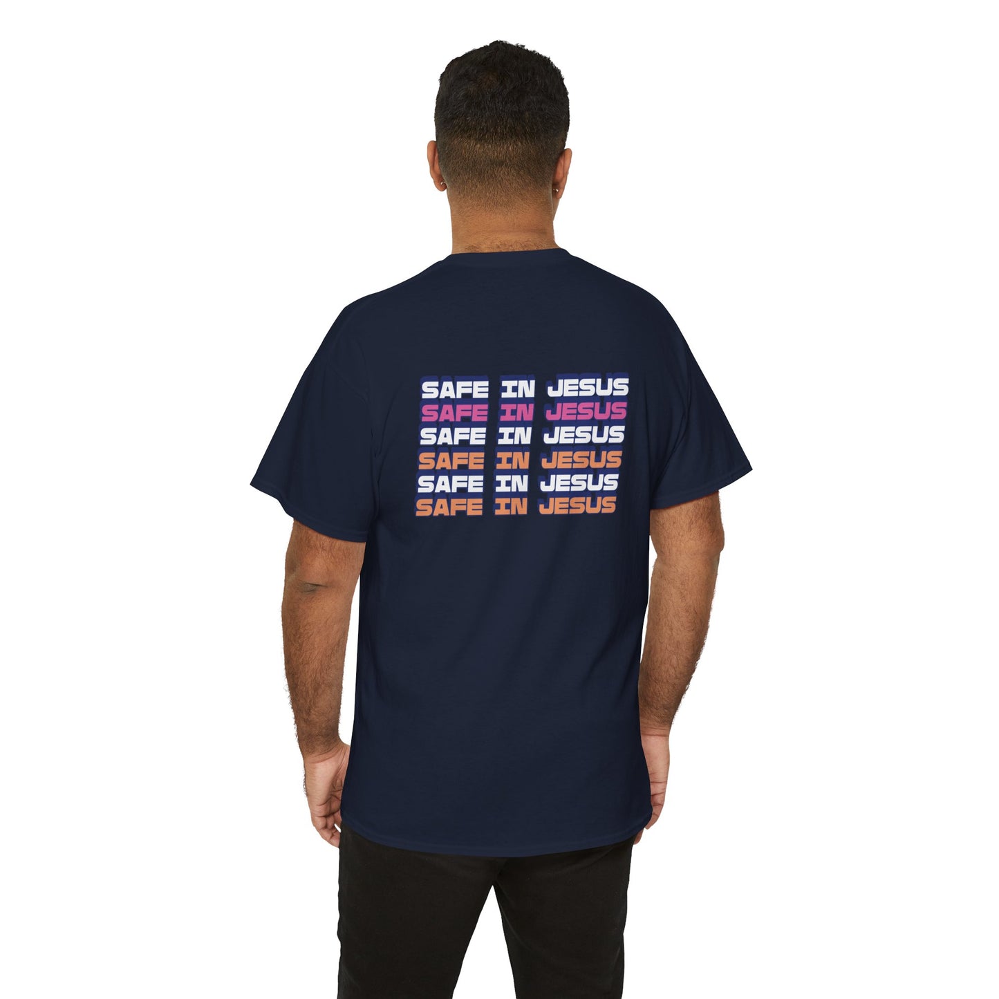 "Safe in Jesus" Heavy Cotton Tee