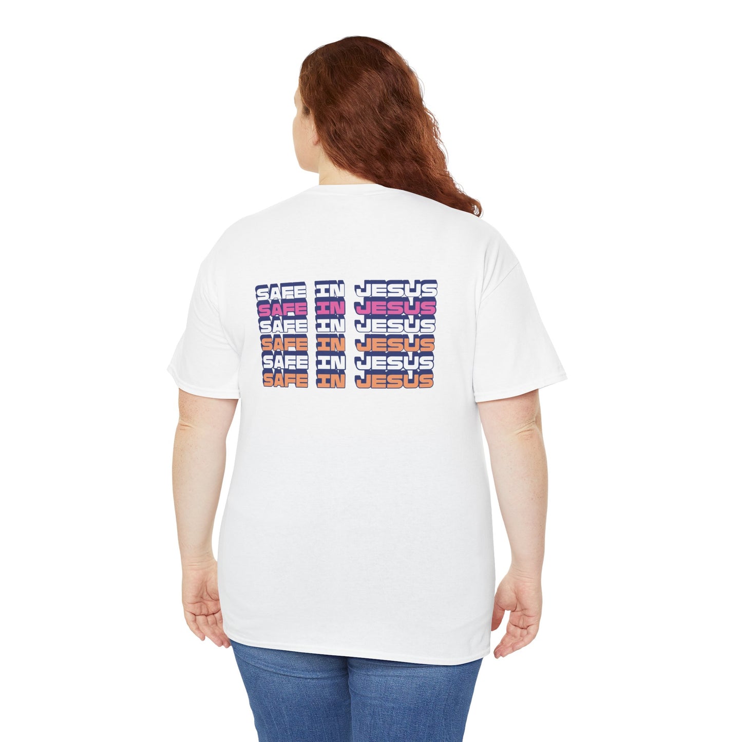 "Safe in Jesus" Heavy Cotton Tee