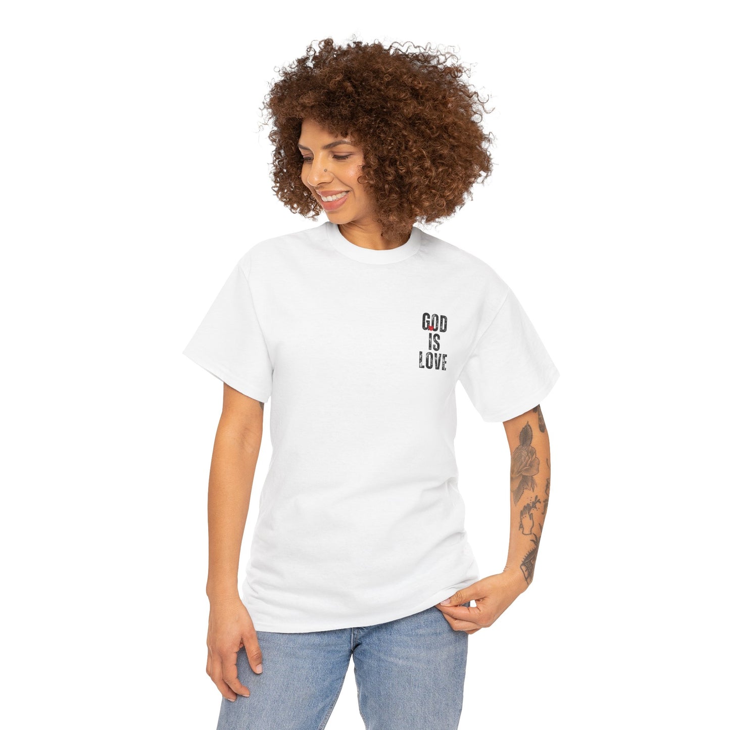"God Is Love" T-Shirt (Front and Back)