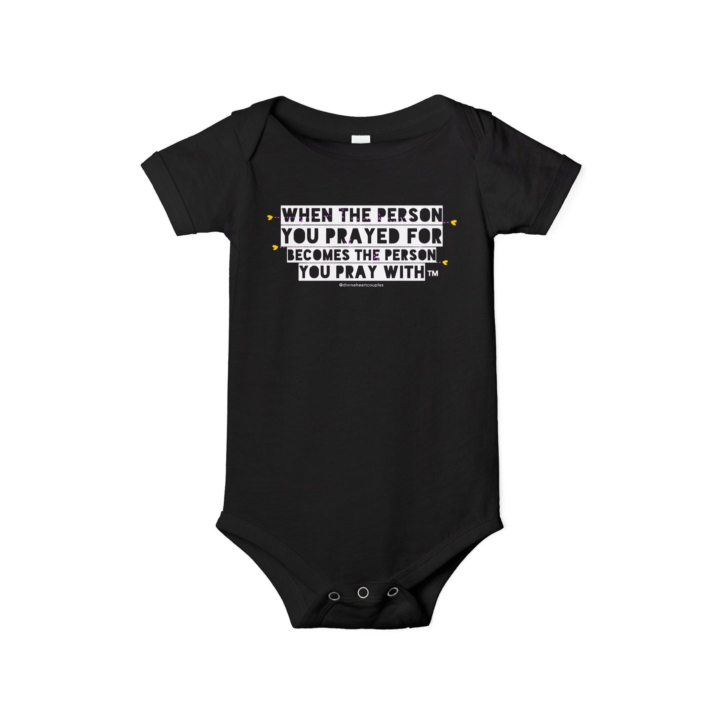 Bold Pray Match with Baby onesie