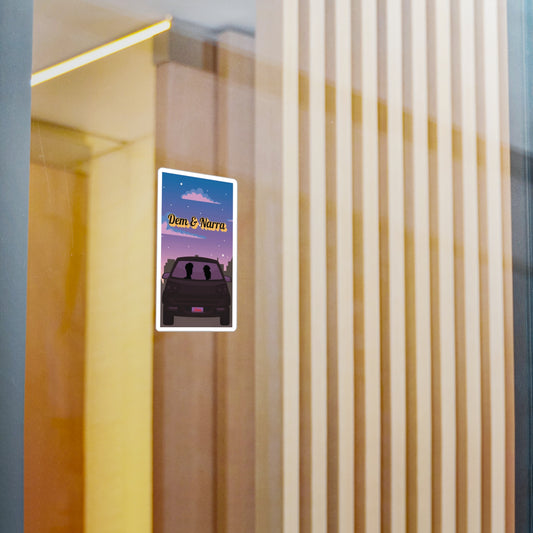 "Dem & Narra" Romance Novel Stickers