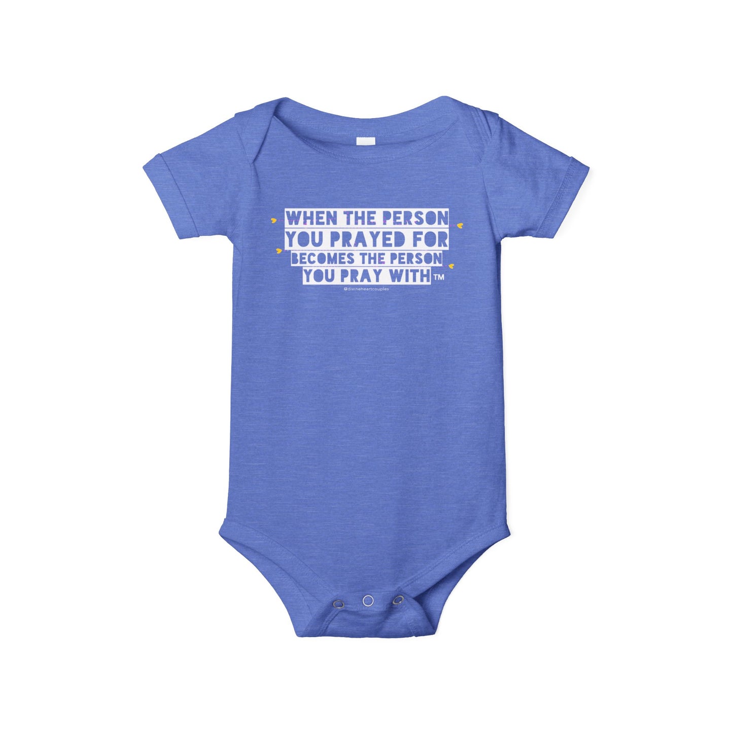 Bold Pray Match with Baby onesie