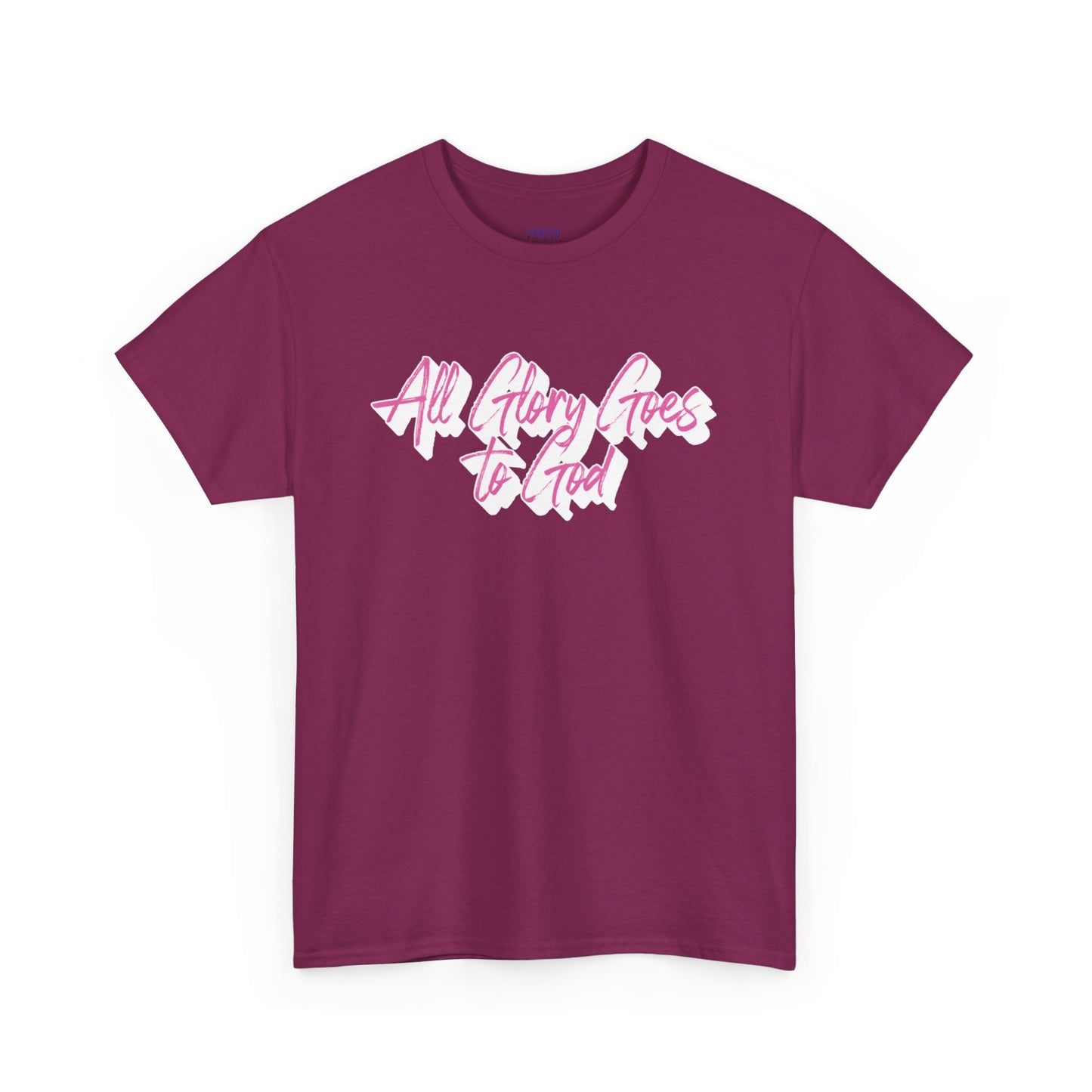 "All Glory Goes to God" Unisex Heavy Cotton Tee