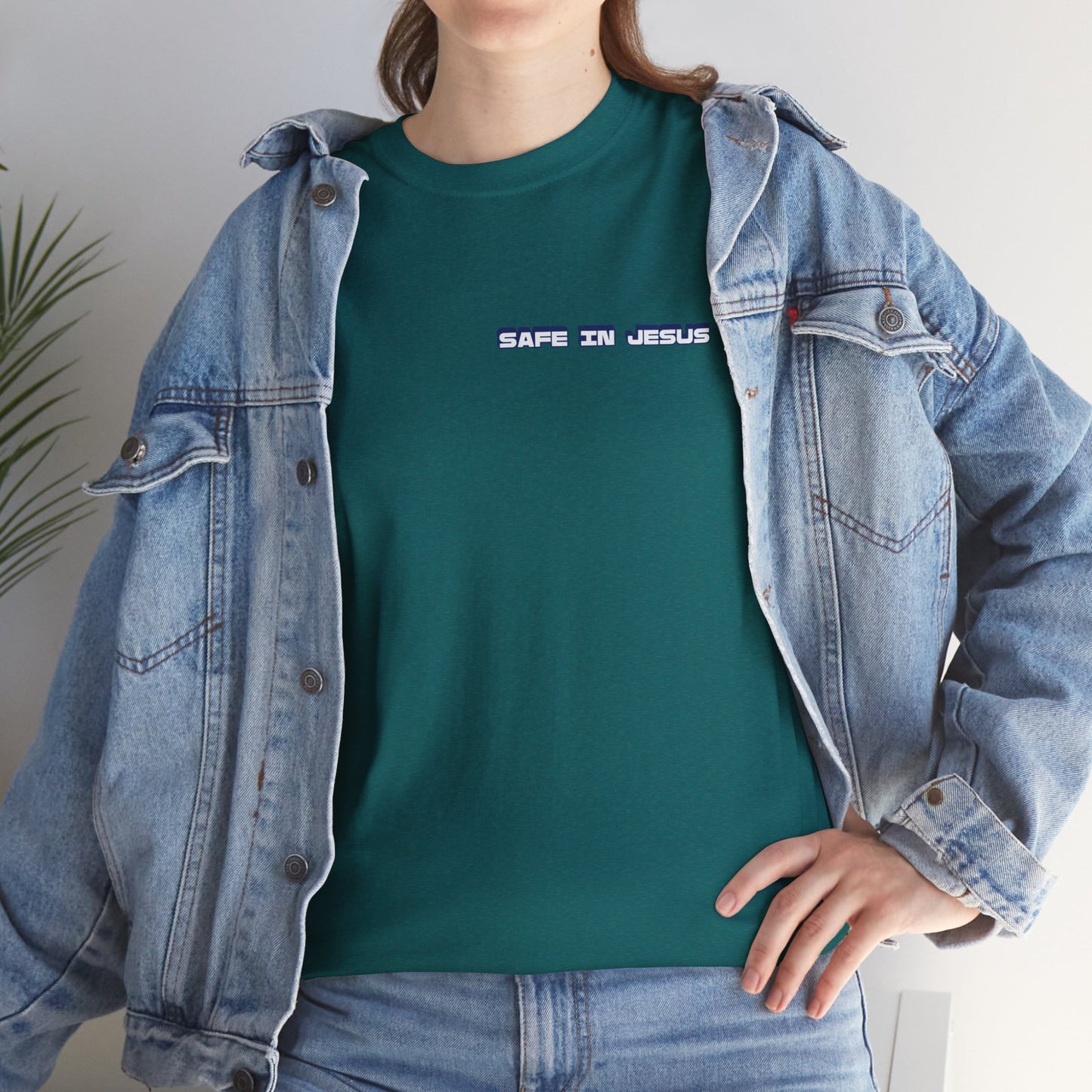 "Safe in Jesus" Heavy Cotton Tee