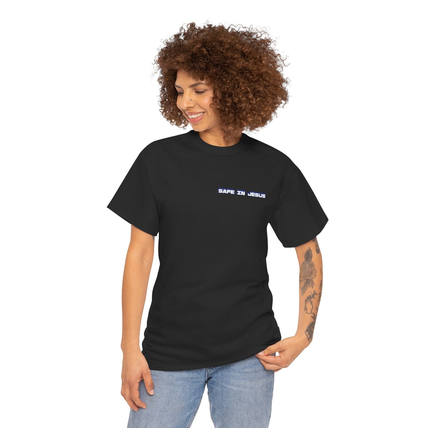 "Safe in Jesus" Heavy Cotton Tee