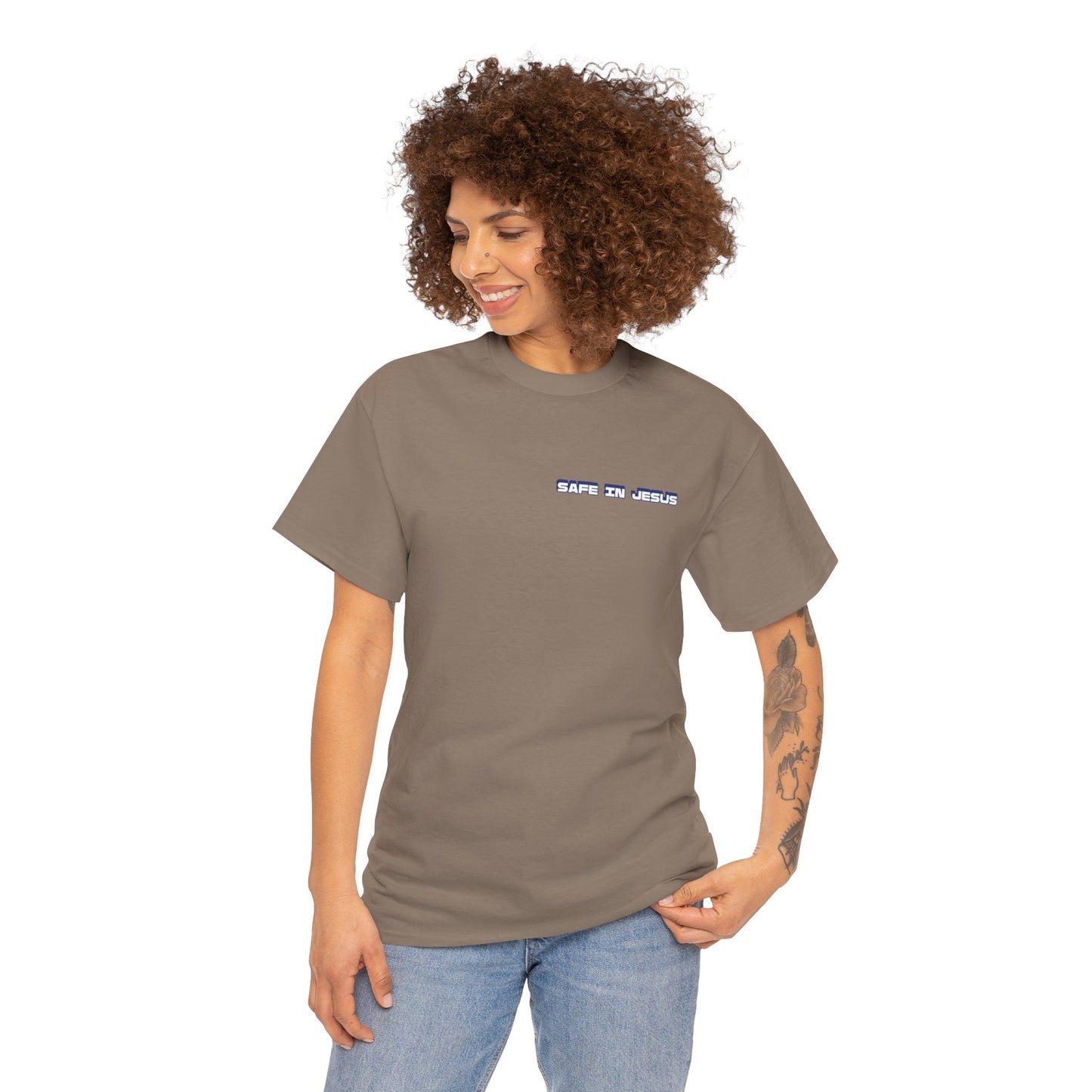 "Safe in Jesus" Heavy Cotton Tee