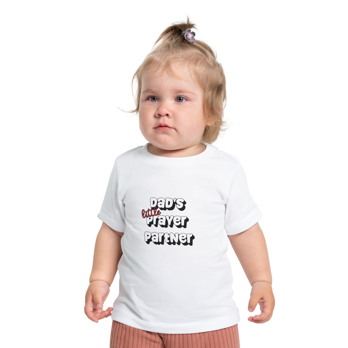 "Dad's little Prayer Partner" Baby t-shirt