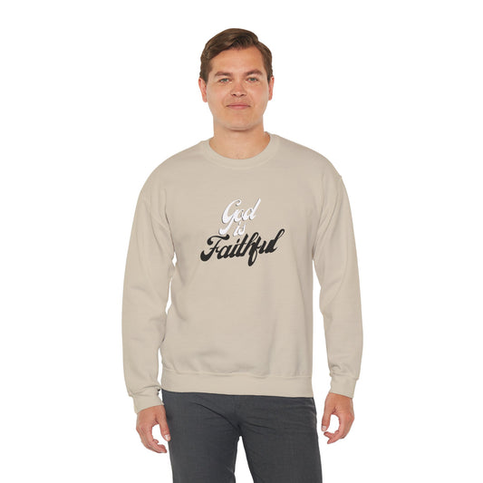 "God is Faithful" Crewneck Sweatshirt
