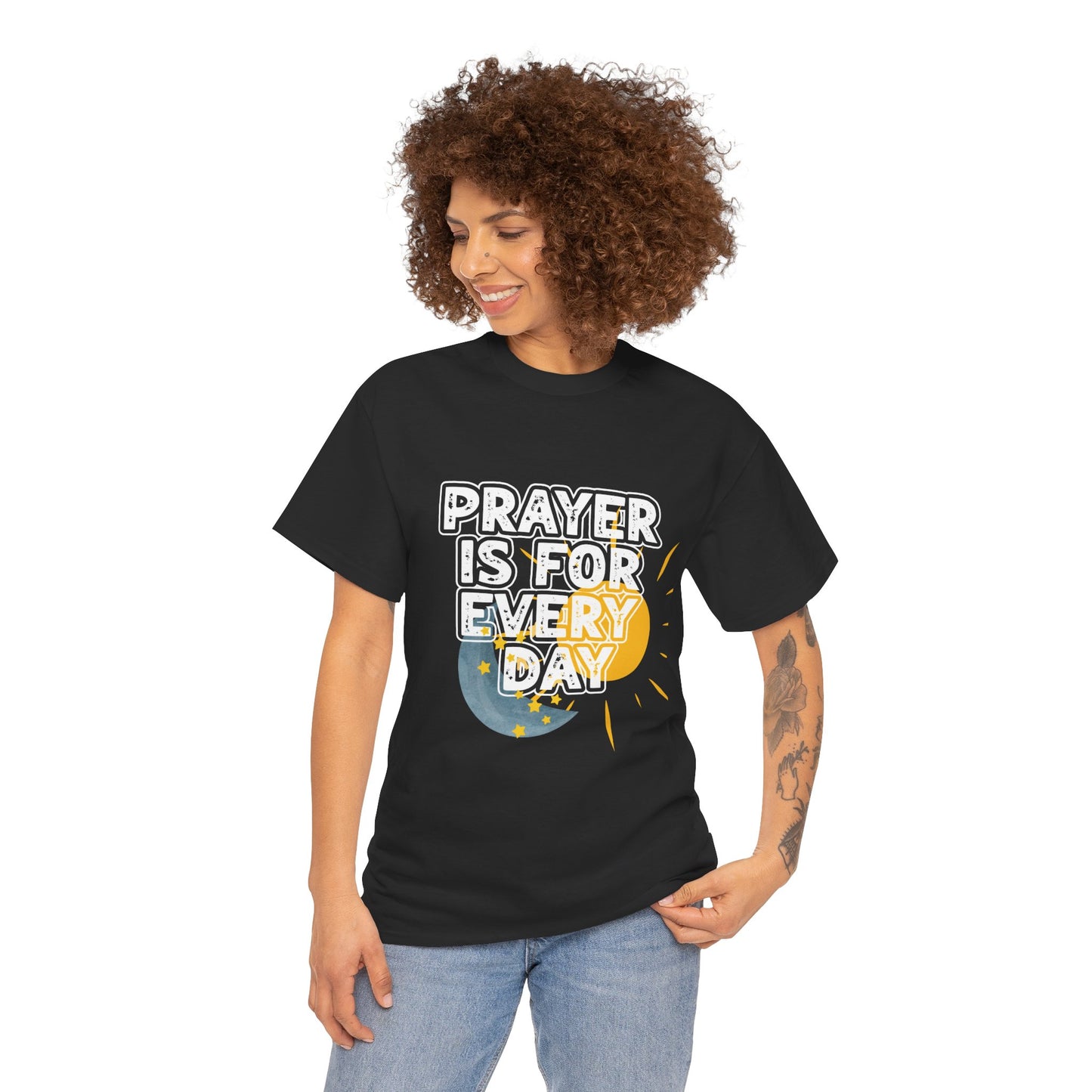 "Prayer is For Every Day" Sun & Moon t-shirt