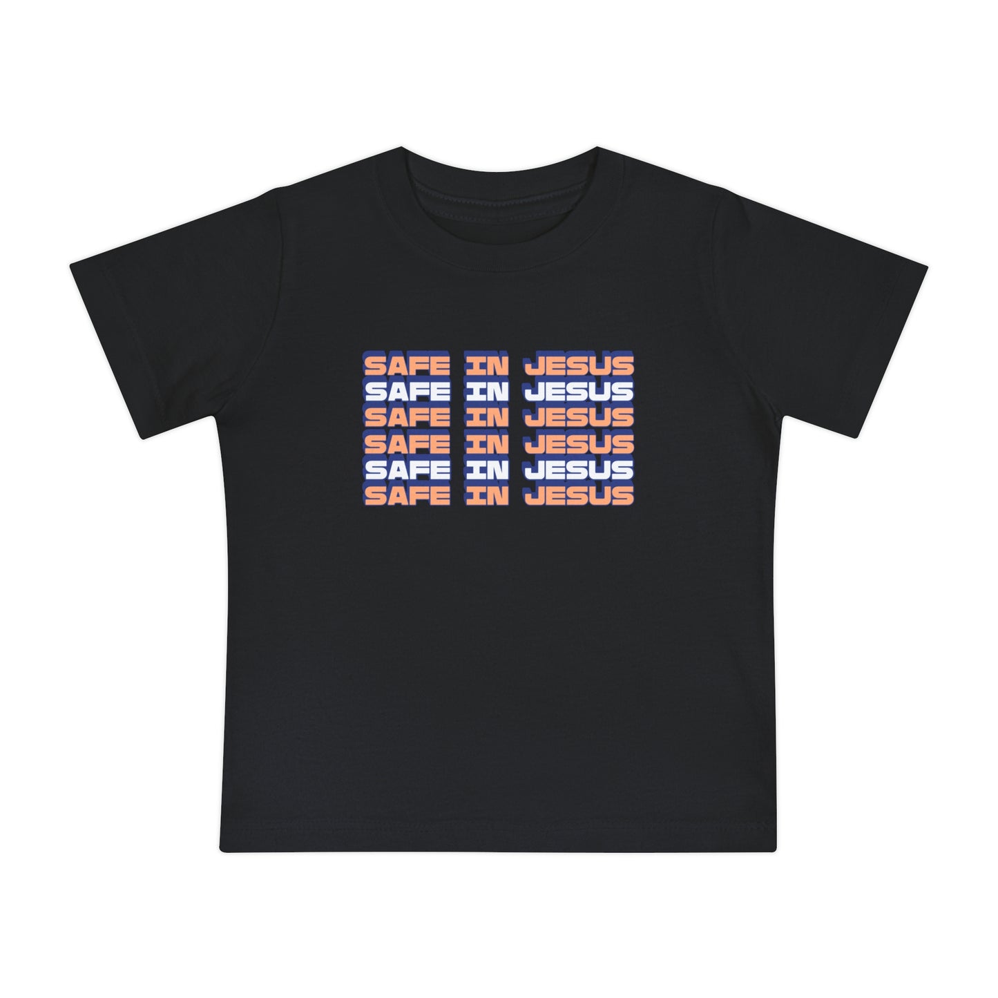"Safe in Jesus" Baby t-shirt