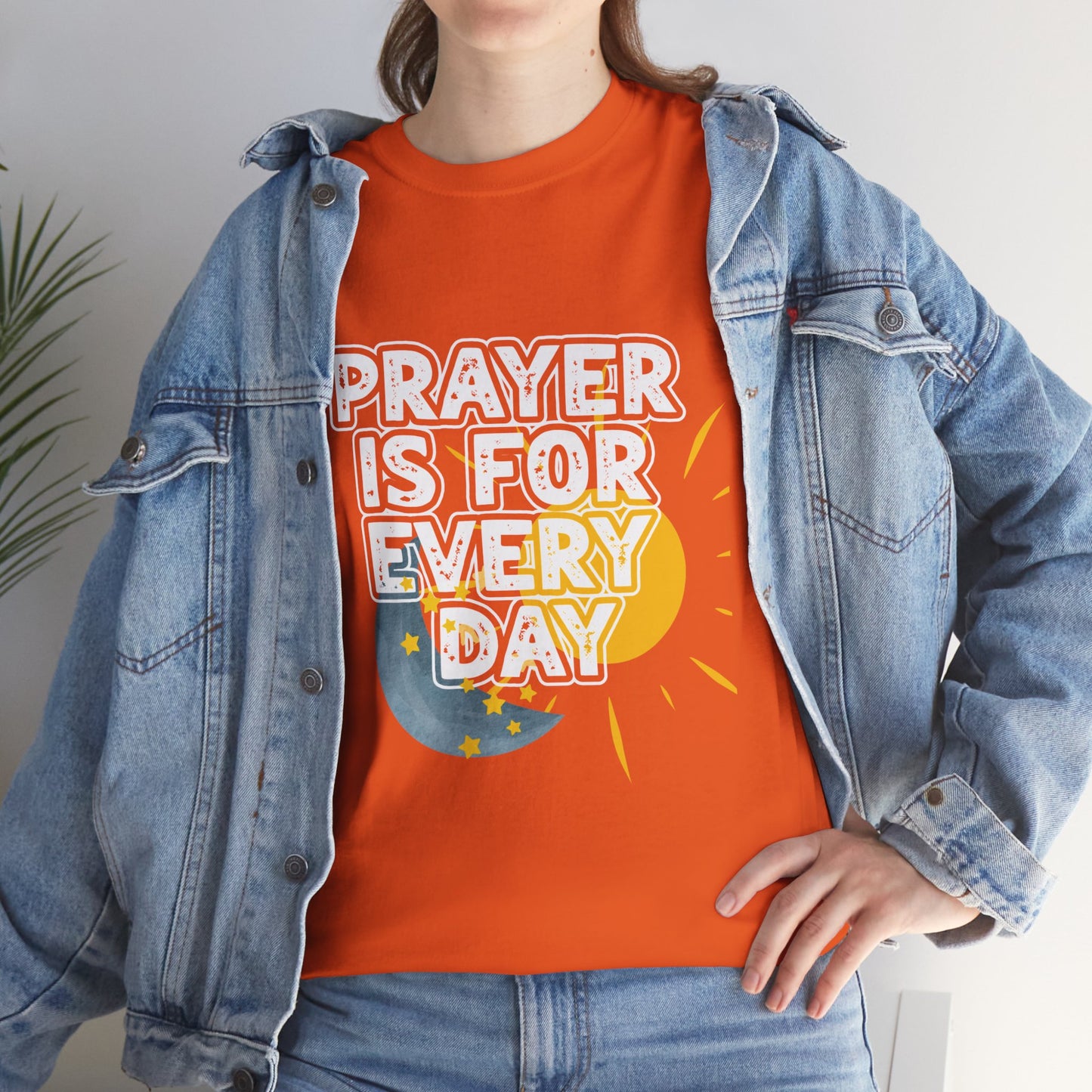"Prayer is For Every Day" Sun & Moon t-shirt