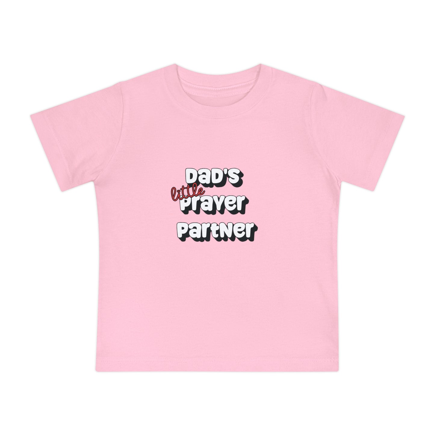 "Dad's little Prayer Partner" Baby t-shirt