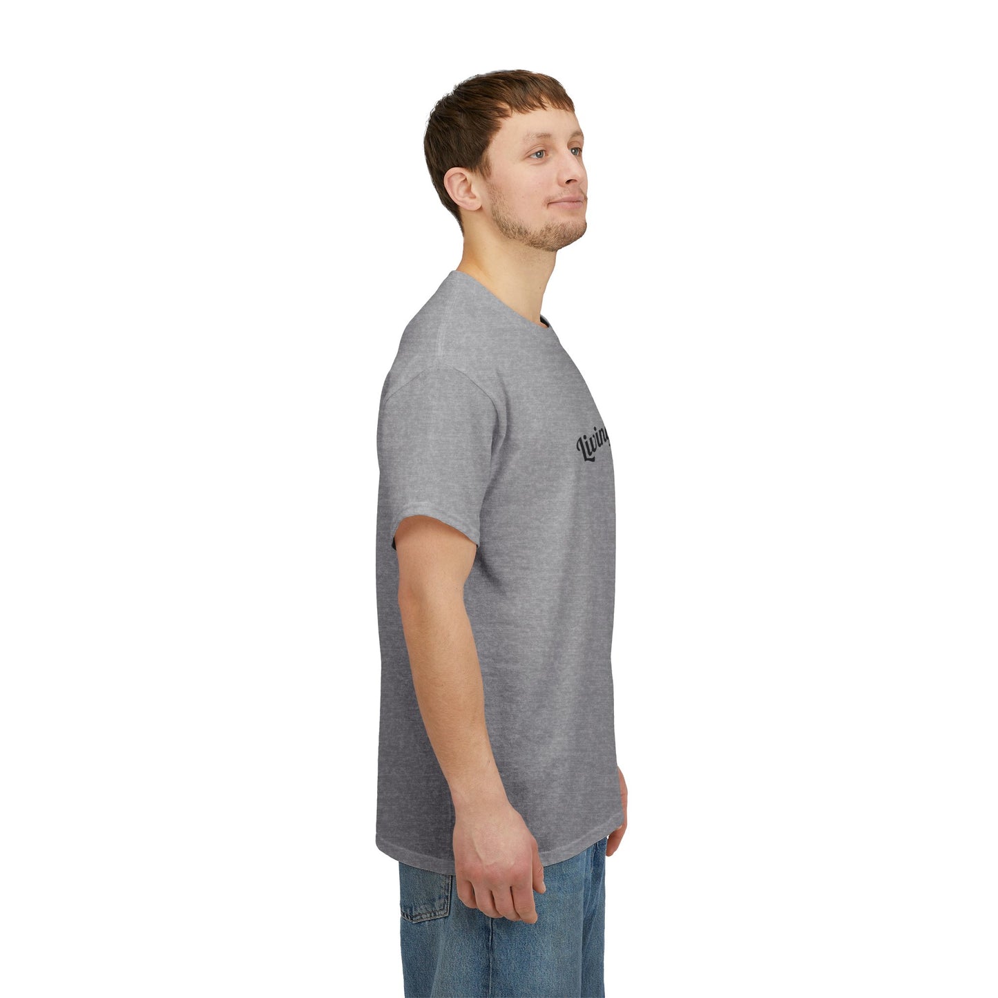 "Living In My Love Story" simple design tee