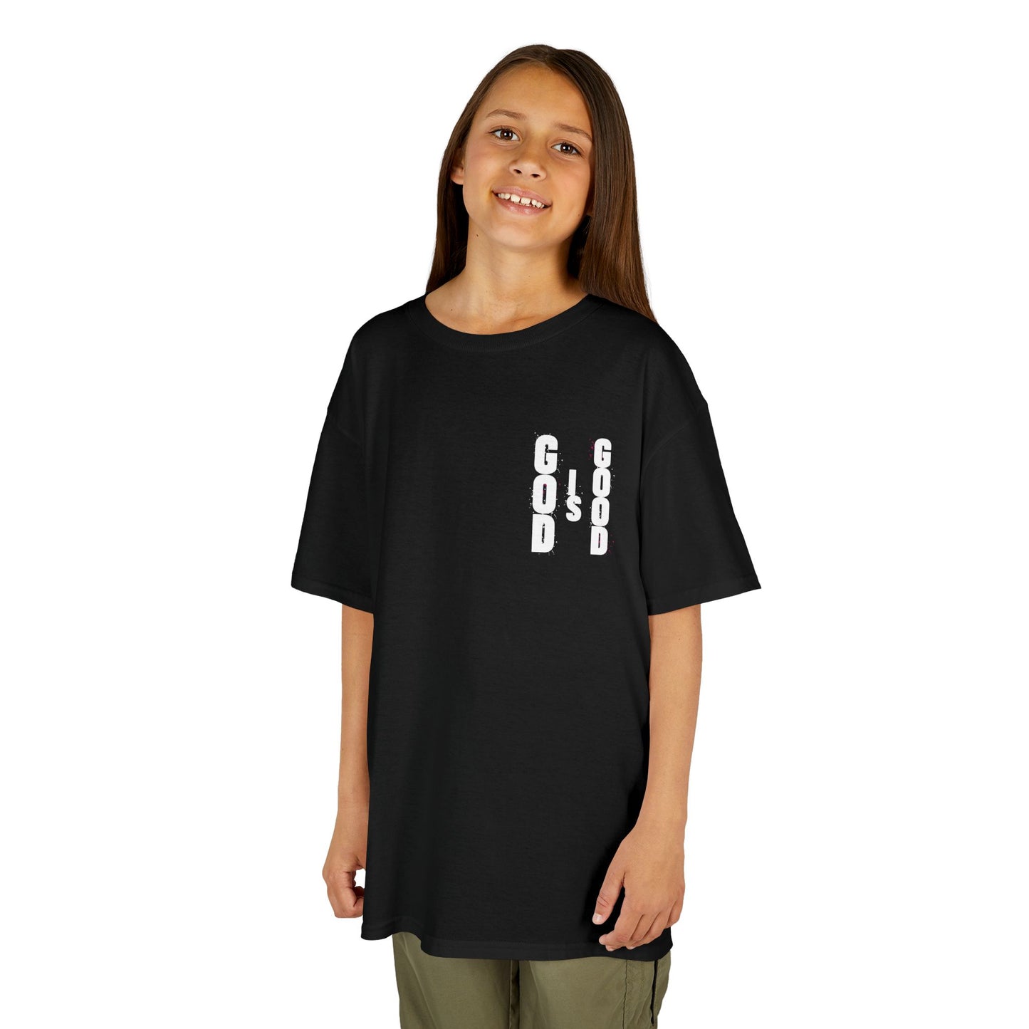 "God is Good" - Youth T-Shirt (back and front)