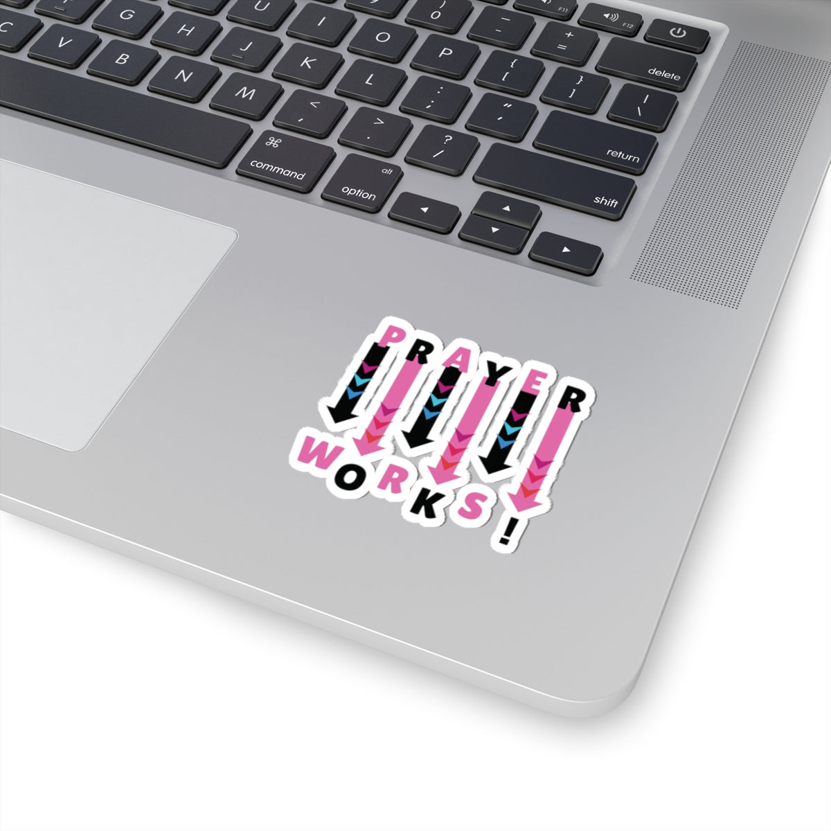 Inspirational Prayer Works Kiss-Cut Stickers - Motivational Decals for Journals & Laptops