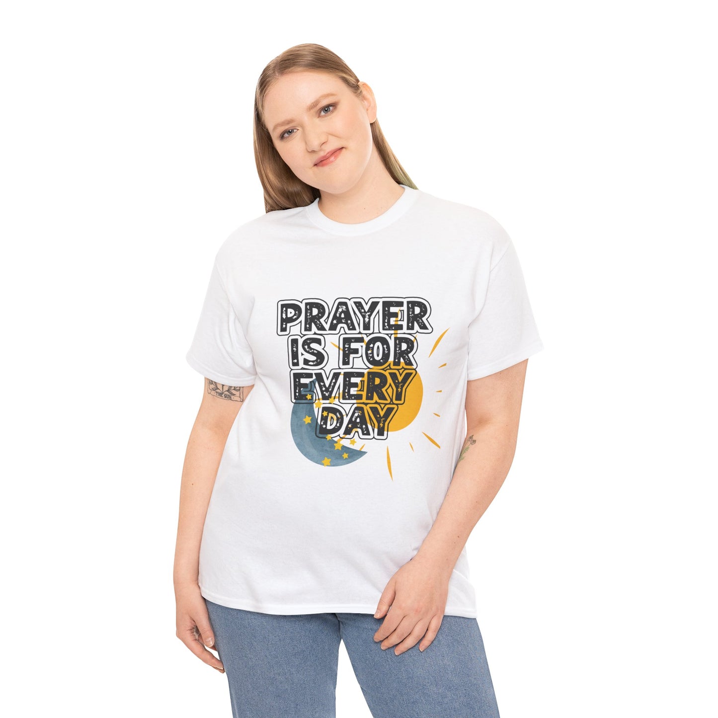 "Prayer is For Every Day" Sun & Moon t-shirt