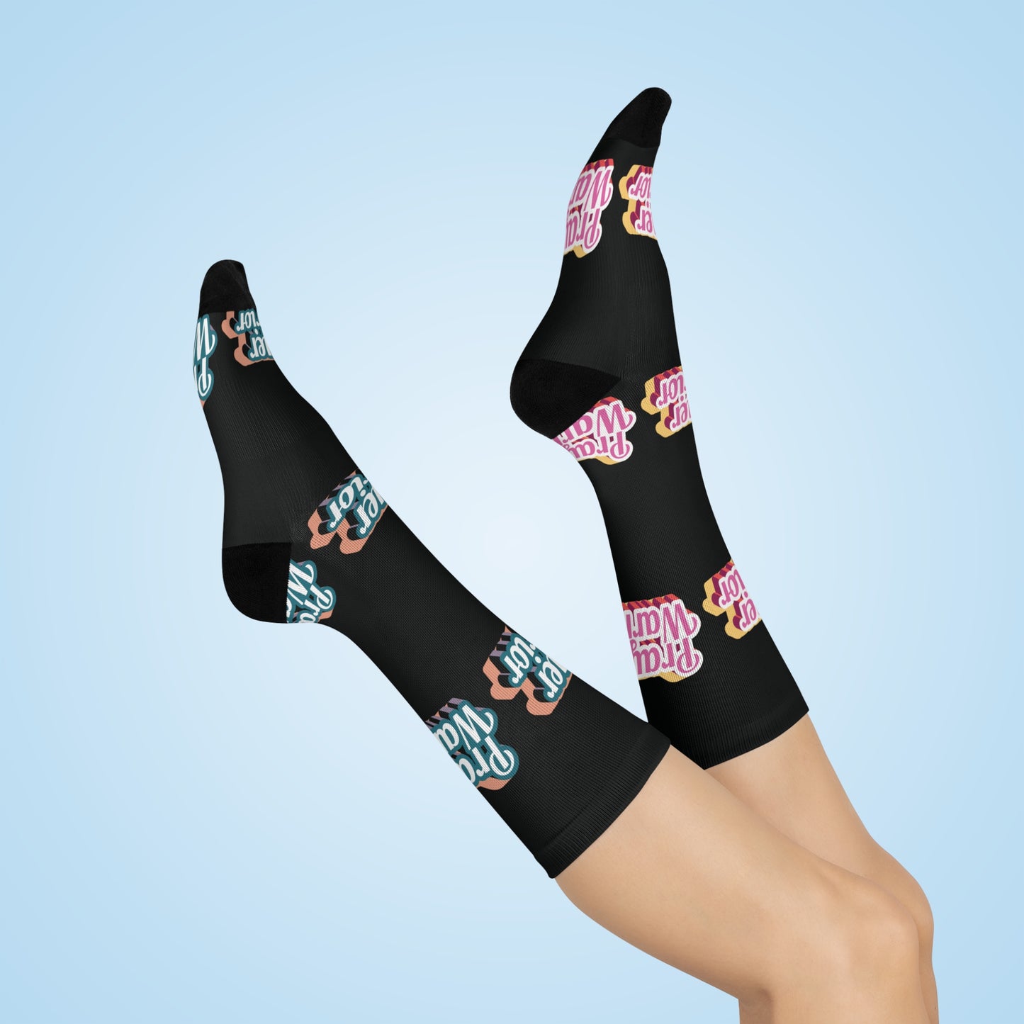 Prayer Warrior Crew Socks