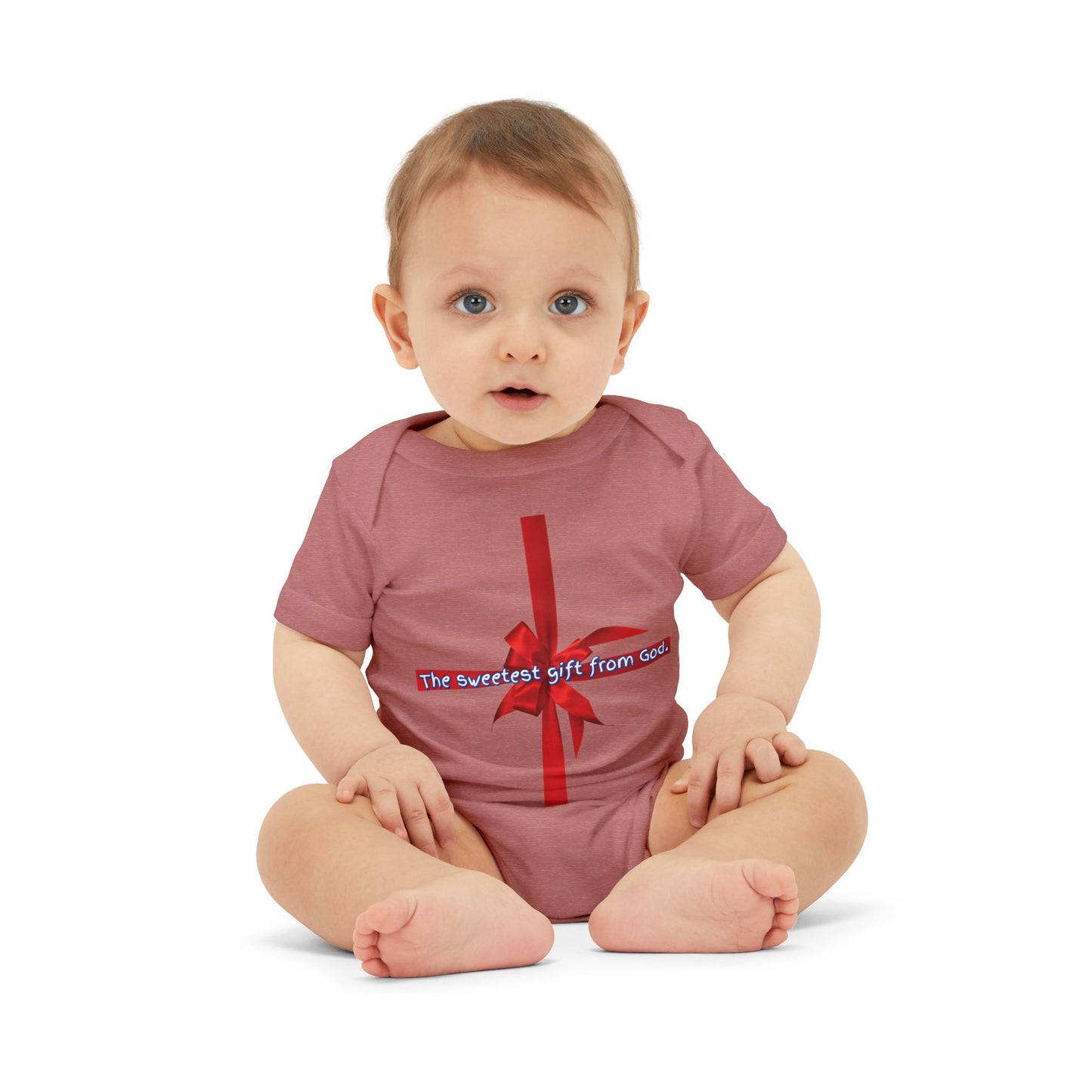 "The Sweetest Gift From God" Baby Onesie