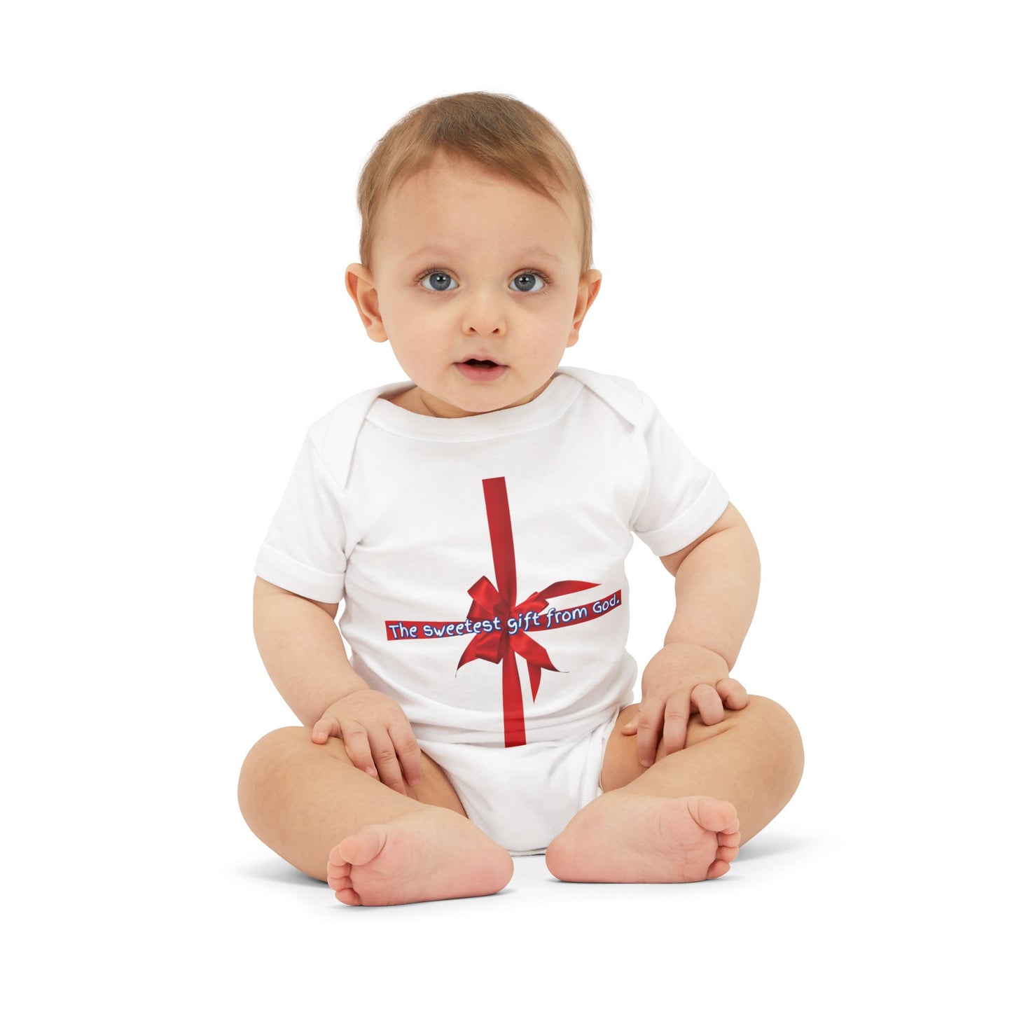 "The Sweetest Gift From God" Baby Onesie