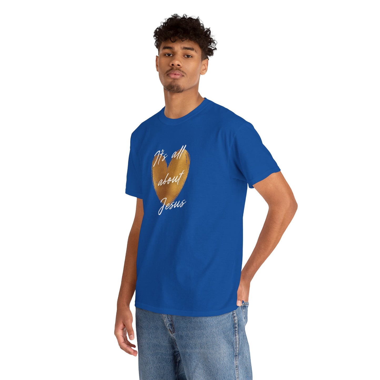 "It's all about Jesus" heart T-Shirt