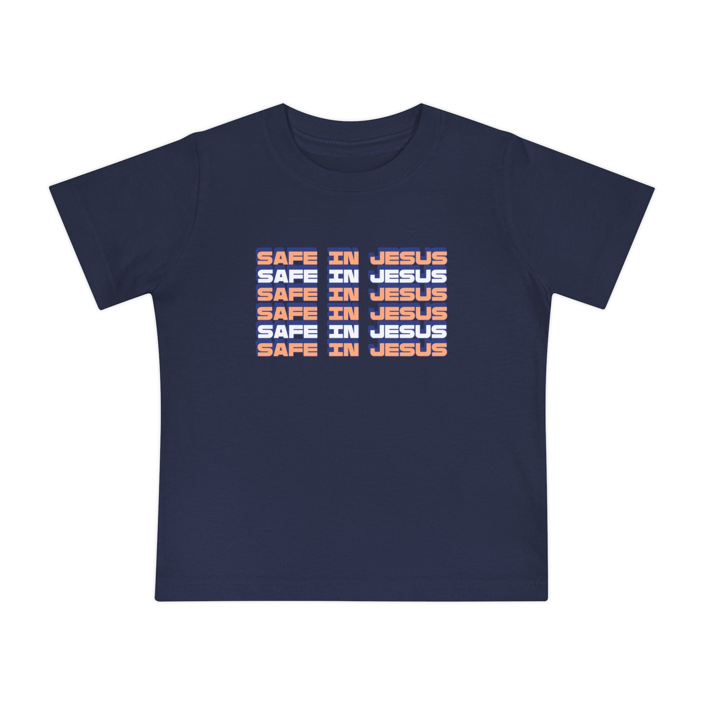 "Safe in Jesus" Baby t-shirt