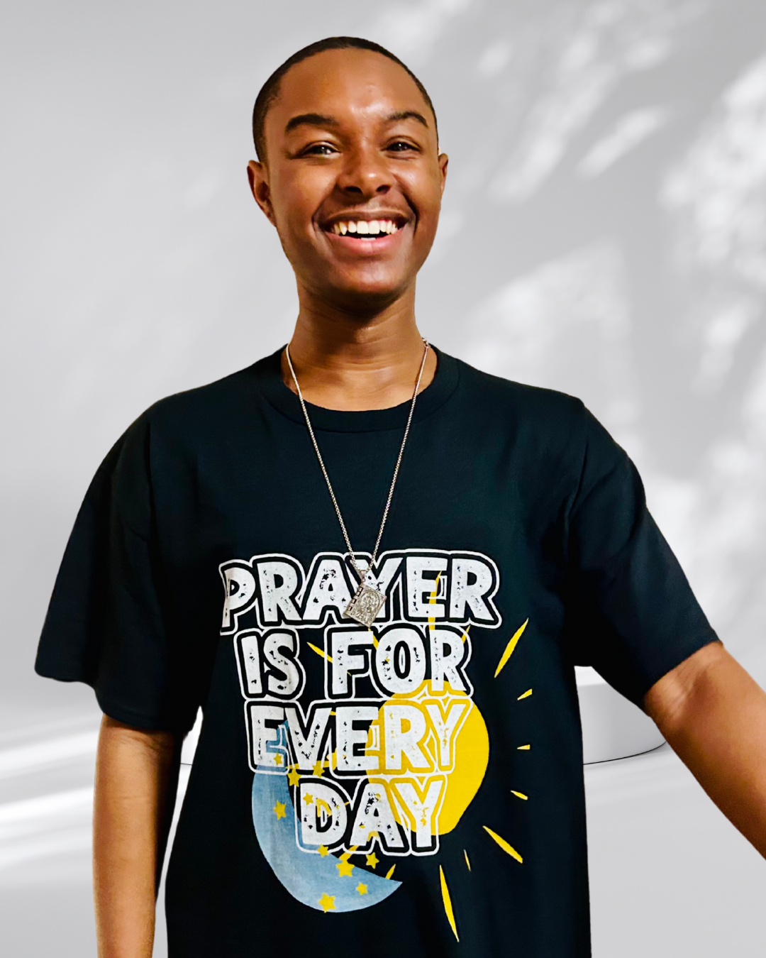 "Prayer is For Every Day" Sun & Moon t-shirt