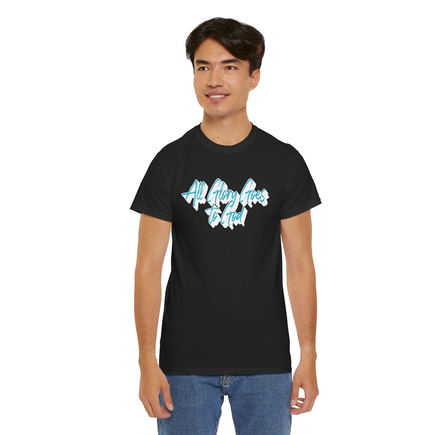 "All Glory Goes to God" Unisex Heavy Cotton Tee