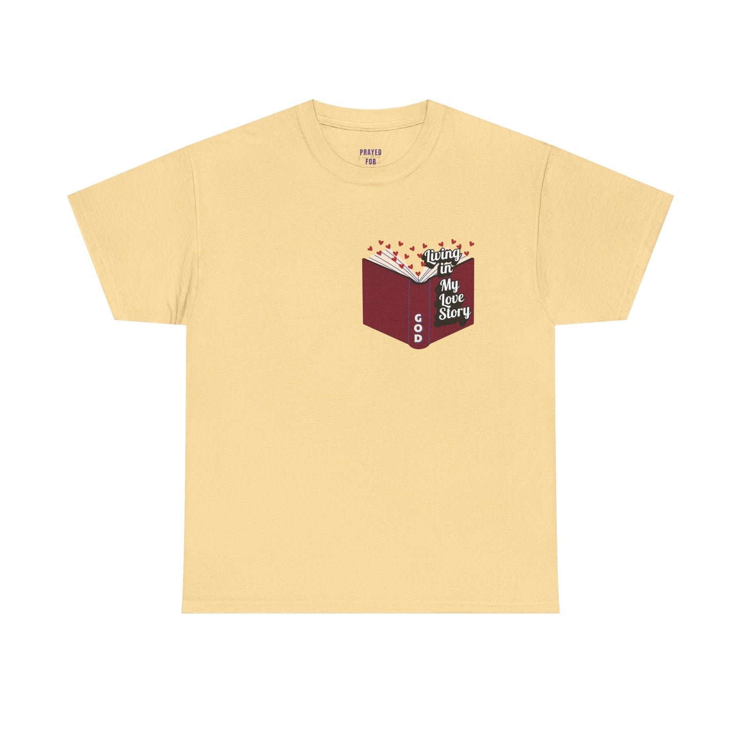 "Living In My Love Story" book t-shirt