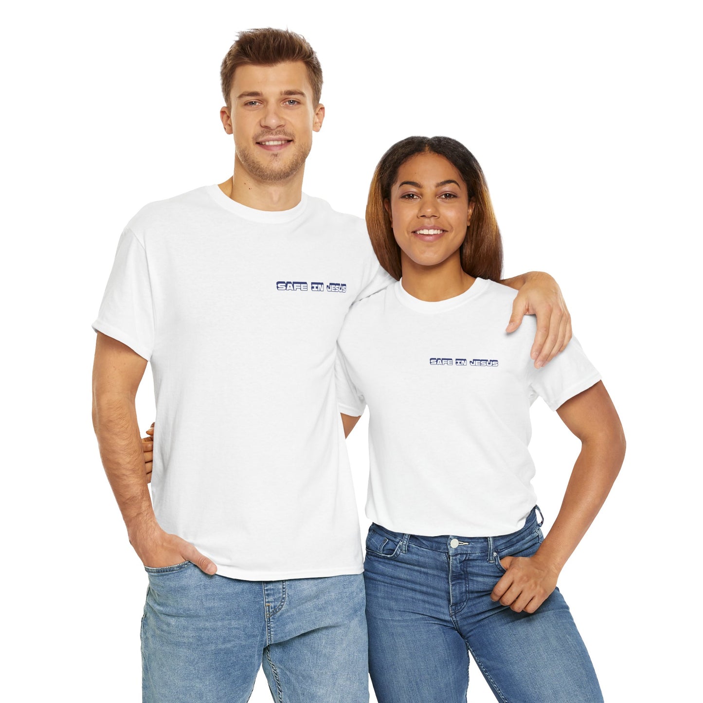 "Safe in Jesus" Heavy Cotton Tee