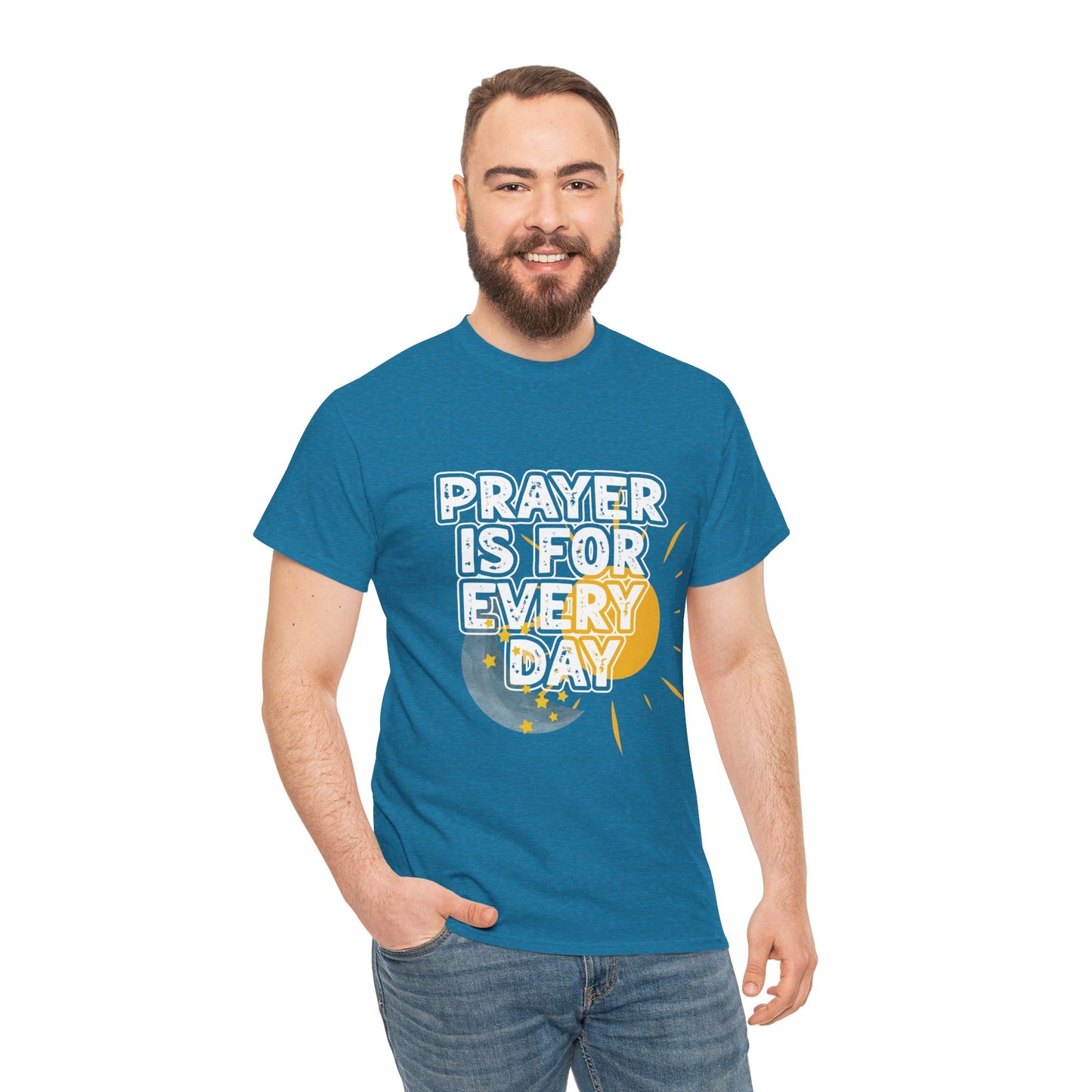 "Prayer is For Every Day" Sun & Moon t-shirt