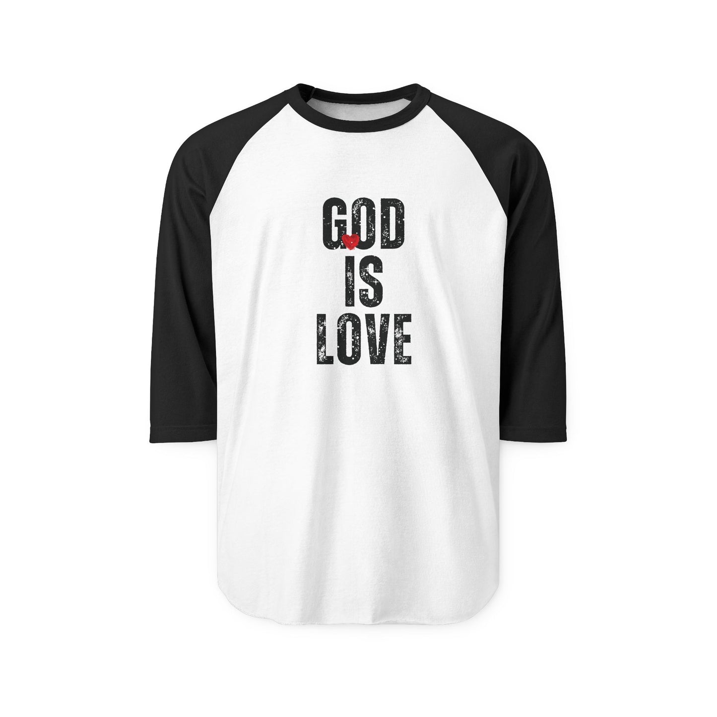 "God is Love" Three-Quarter Sleeve Shirt
