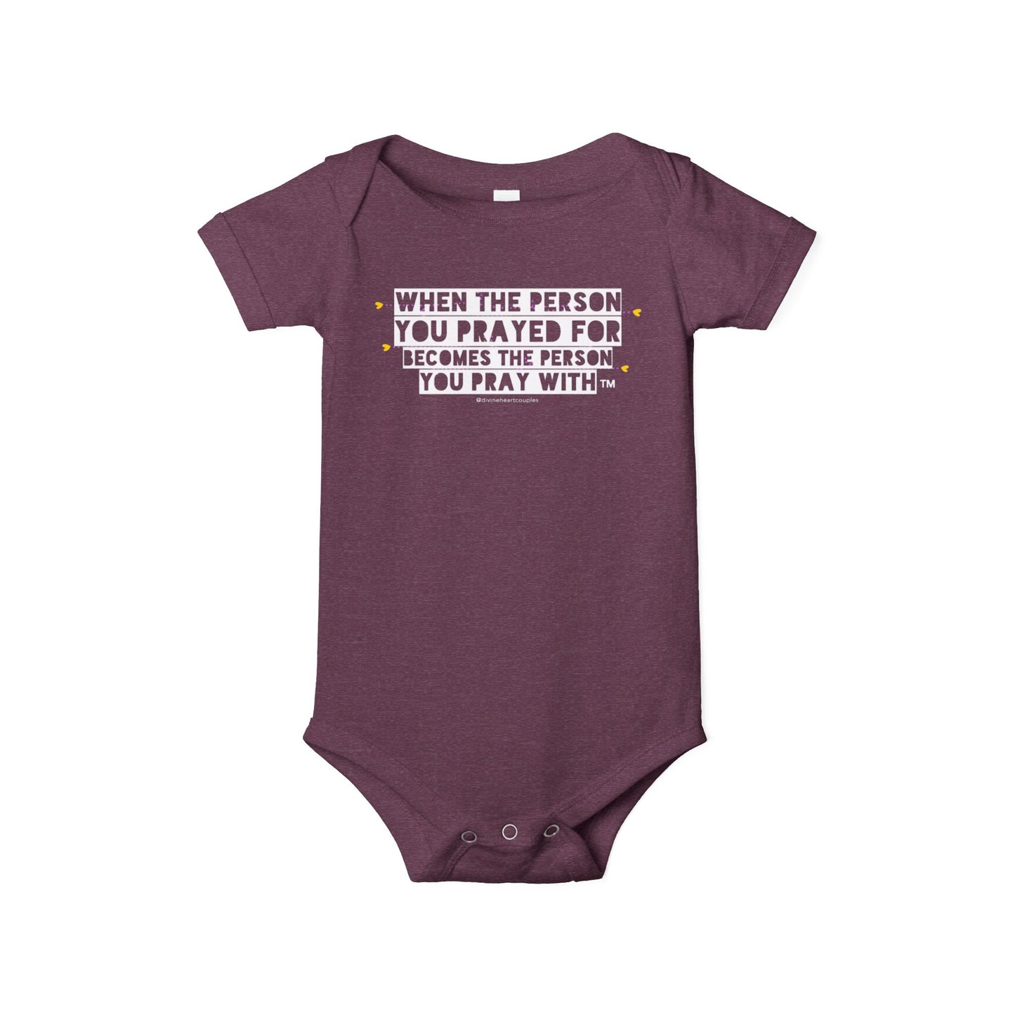 Bold Pray Match with Baby onesie