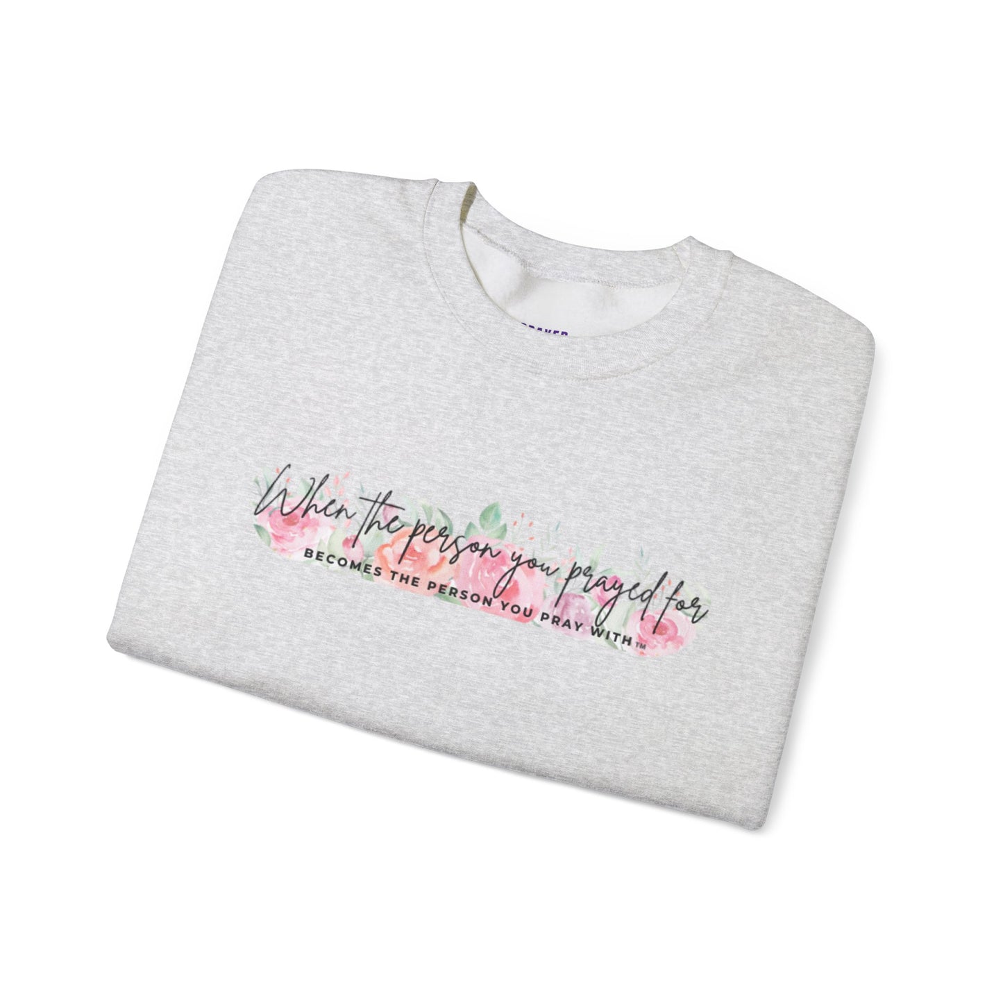 Floral Pray Crewneck Sweatshirt