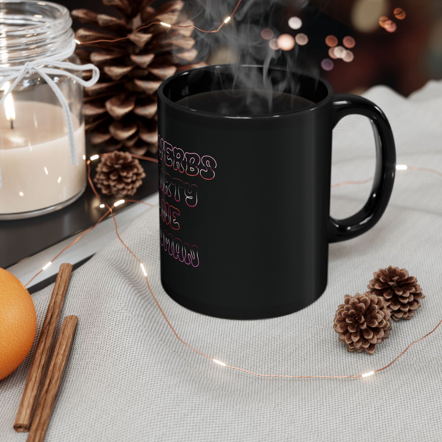 "Proverbs Thirty One Woman" Black Mug (11oz & 15oz)